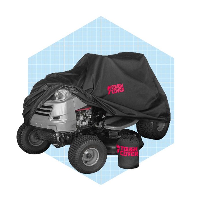 Housse De Protection Tondeuse à Gazon - Tissu Oxford 210D Imperméable - Anti-UV & Anti-poussière - Cordon élastique - Pour Tondeuse Autoportée