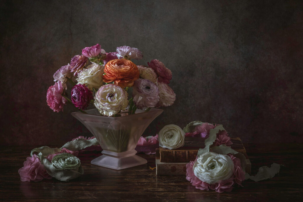 Photos natures mortes fleurs