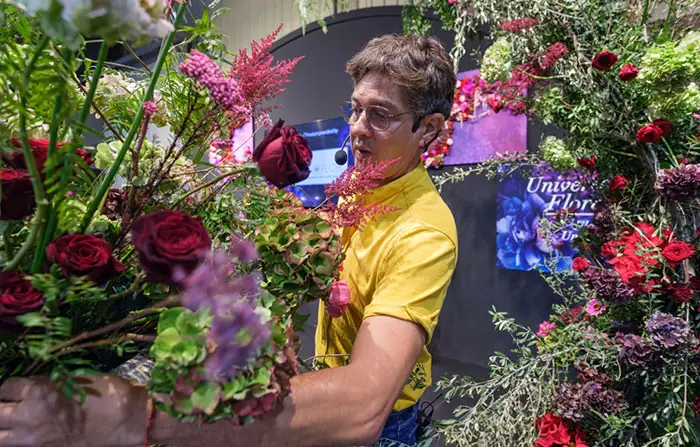 Innovation dans l'art du fleuriste à Iberflora