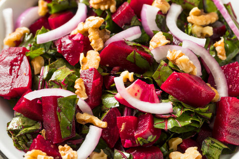 Recette : Sauté de betteraves aux légumes verts