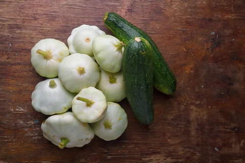 Récolte et conservation de la courge Patty Pan