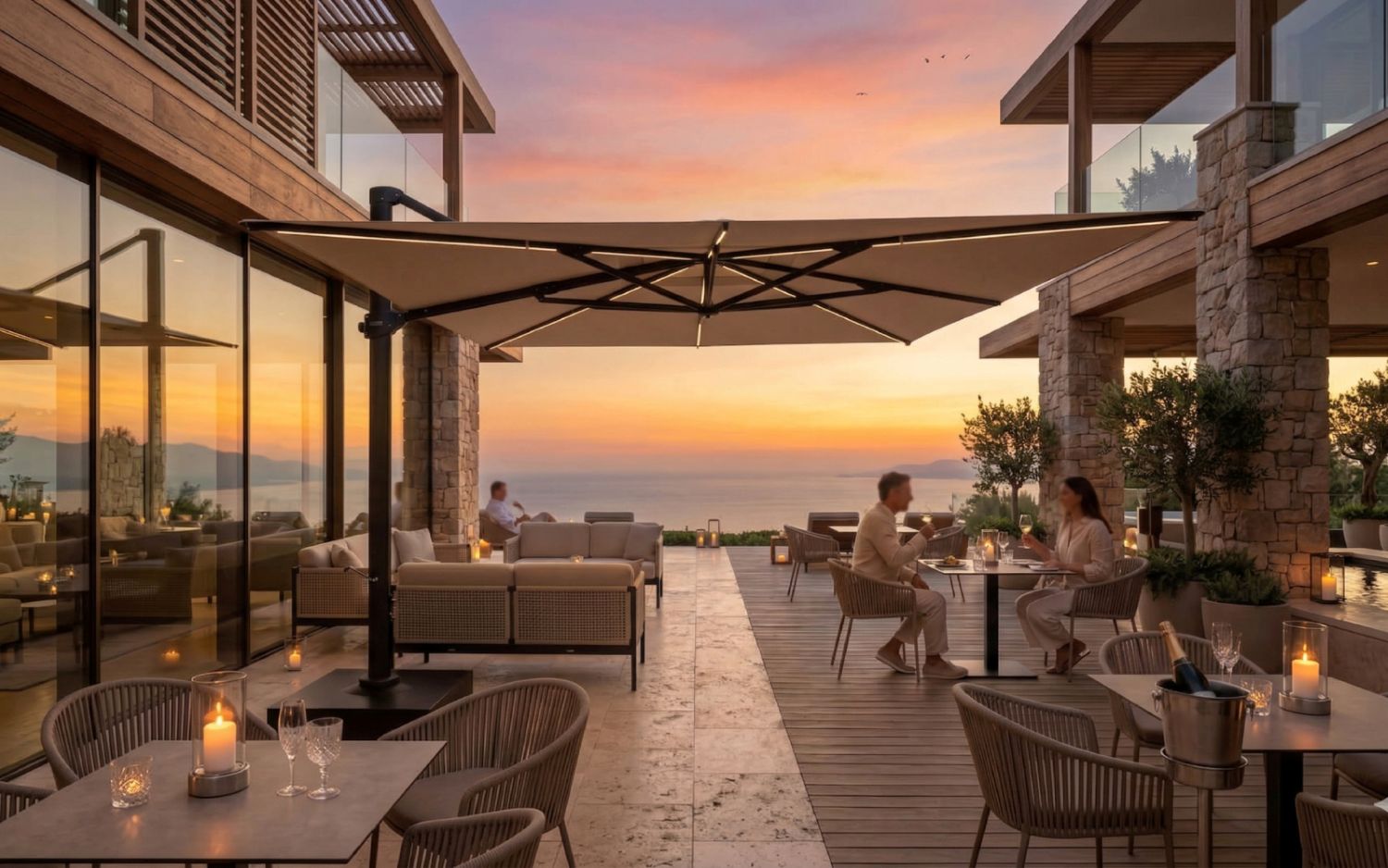 Idées pour décorer une terrasse ombragée sans perdre en fraîcheur ni en style 1 parasols pour le jardin