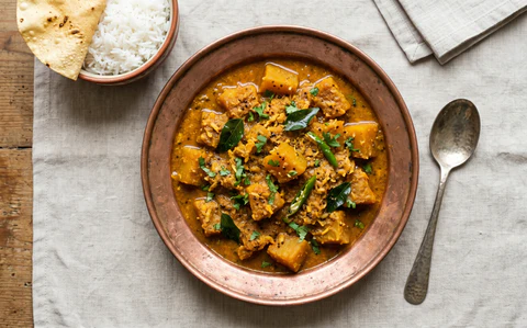 Recette : Curry de citrouille de Goa (Dudhyachi Bhaji)