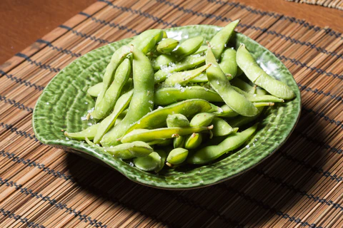 Recette simple d'edamames cuits à la vapeur