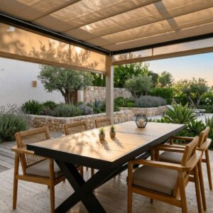 Transformez les terrasses et les jardins en espaces fonctionnels toute l'année avec Ciria Toldos